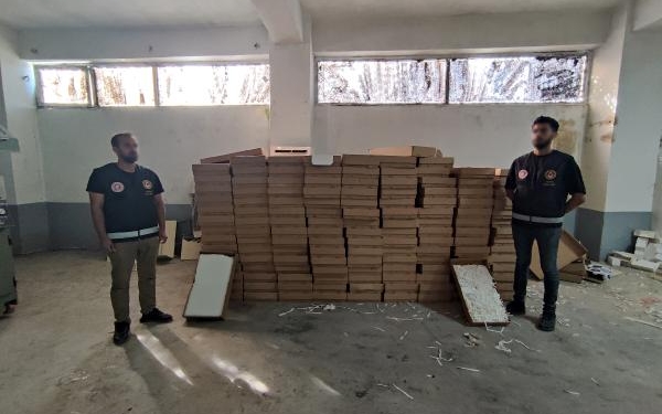 Gümrük muhafazadan İstanbulda kaçak sigara operasyonu