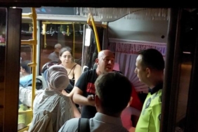 Halk otobüsü şoförü klima tartışmasında Psikolojim bozuldu diyerek araçtan indi