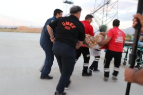 Hamile kadın Sikorsky helikopterle hastaneye ulaştırıldı