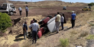 Hasat ettiği arpayı satışa götürürken kazada öldü