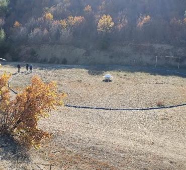 Helikopter ile havadan maden araştırması