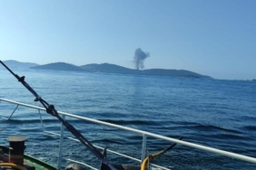 Heybeliadada yangın