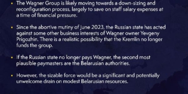 İngiltere istihbarat raporu Wagner küçülme ve yeniden yapılanma sürecine doğru ilerliyor