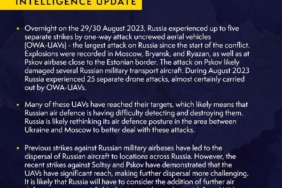 İngiltere Savunma Bakanlığı Rus hava savunması İHAları tespit ve imha etmekte zorlanıyor