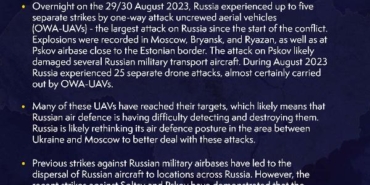 İngiltere Savunma Bakanlığı Rus hava savunması İHAları tespit ve imha etmekte zorlanıyor