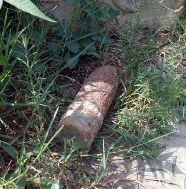 İnşaat alanında top mermisi kovanı bulundu 2 İnşaat alanında top mermisi kovanı bulundu