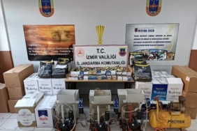İzmirde kaçak sigara operasyonunda 2 tutuklama