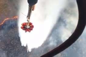 İzmir'de makilik yangını 8 İzmirde makilik yangını