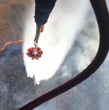 İzmirde makilik yangını