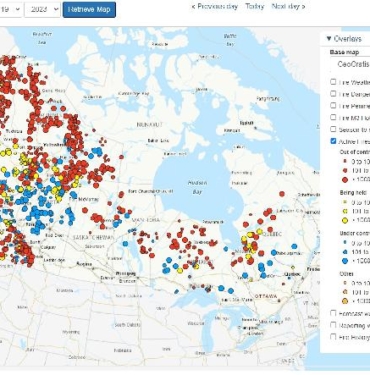 Kanadanın doğusunda orman yangınları sebebiyle olağanüstü hal ilan edildi