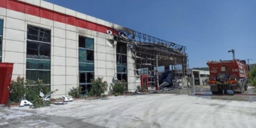 Kastamonuda fabrika yangını 2