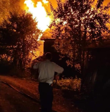 Kastamonuda köyde çıkan yangında 7 ev küle döndü