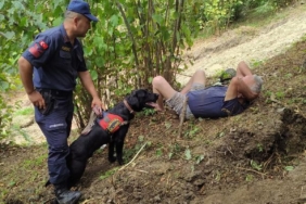 Kayıp alzheimer hastasını 30 saat sonra Damper buldu