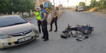 Kazada yaralanan motosikletli 16 günlük yaşam savaşını kaybetti