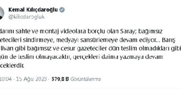 Kılıçdaroğlu'ndan Barış Pehlivan'ın tutuklanmasına tepki 21 Kılıçdaroğlundan Barış Pehlivanın tutuklanmasına tepki