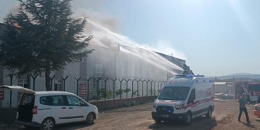 Kırıkkale'de savunma sanayi fabrikasında yangın 15 Kırıkkalede savunma sanayi fabrikasında yangın