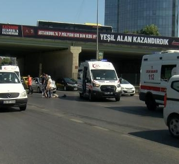 Maltepe'de kaza: 1 ölü 5 Maltepede kaza 1 ölü