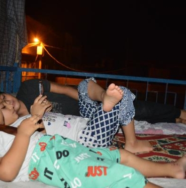 Mardin ve Batmanda aşırı sıcaklara dam palas çözümü