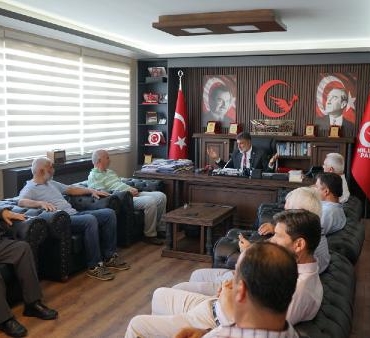Mazlum Der, Milli Yol Partisi’ni ziyaret etti 7 Mazlum Der Milli Yol Partisini ziyaret etti
