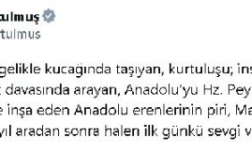 Meclis Başkanı Numan Kurtulmuş Hacı Bektaş Veliyi andı