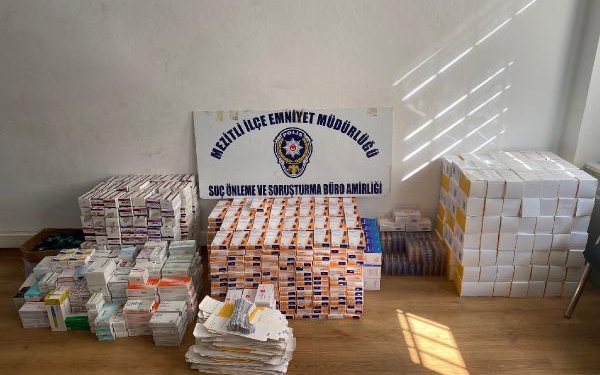 Mersin'de sahte ilaç operasyonu: 2 gözaltı 1 Mersinde sahte ilaç operasyonu 2 gözaltı