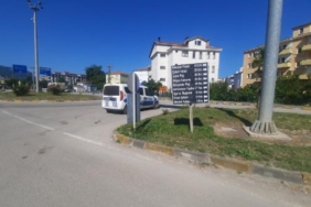 Motosikletlerin çarpıştığı kaza kamerada 1i ağır 3 yaralı