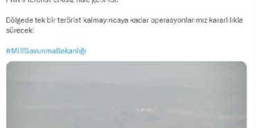 MSB: 3 PKK'lı terörist etkisiz hale getirildi 30 MSB 3 PKKlı terörist etkisiz hale getirildi