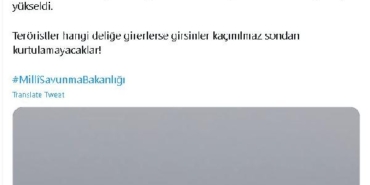 MSB: Pençe-Kilit bölgesinde 3 terörist etkisiz hale getirildi 2 MSB Pençe-Kilit bölgesinde 3 terörist etkisiz hale getirildi