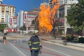 Niğdede doğal gaz borusu patladı 1 yaralı