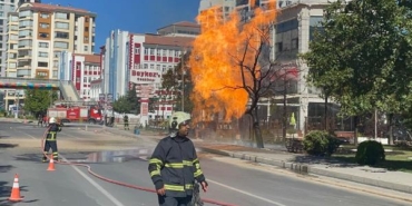 Niğdede doğal gaz borusu patladı 1 yaralı