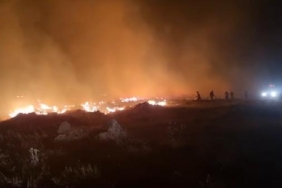 Niğdede mera yangını çıktı alevlere müdahale için yola çıkan itfaiyecilerden 3ü kazada yaralandı