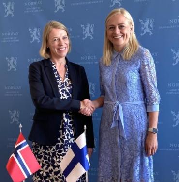Norveç Dışişleri Bakanı Finlandiyalı meslektaşı ile görüştü