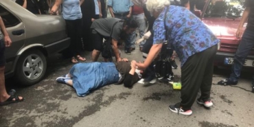 Otomobilin çarptığı yaya yaralandı