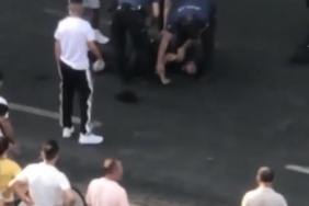 Polise silah doğrultan gaspçı vurularak etkisiz hale getirildi