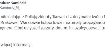 Polonya Wagner propagandası yaptığı gerekçesiyle 2 Rus’u gözaltına aldı 35 Polonya Wagner propagandası yaptığı gerekçesiyle 2 Rusu gözaltına aldı