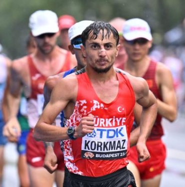 Salih Korkmazdan olimpiyat kotası