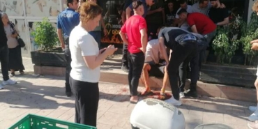 Samsunda bıçaklı kavga yaralı 14 şüpheli 15 yaşında