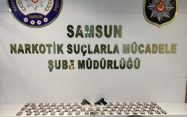 Samsunda kedi kafesine zulalanmış 2 bin 72 adet sentetik ecza ele geçirildi