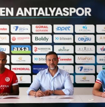 Sander Van de Streek ve Naldo Antalyasporda