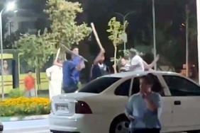 Şanlıurfada taşlı-sopalı kavga