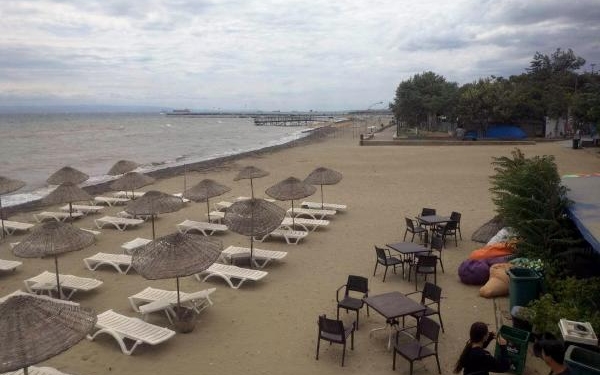 Şarköy'de 'fırtına' tedbiri; tüm plajlar kapatıldı 6 Şarköyde fırtına tedbiri tüm plajlar kapatıldı