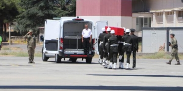 Şehit Özdemirin cenazesi Gaziantepe getirildi