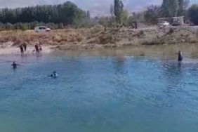 Serinlemek için girdiği gölette boğuldu