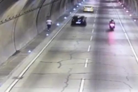 Şişlide tüneldeki yayanın ölüm anı kamerada