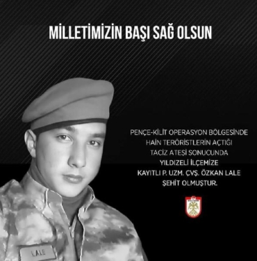 Sivasa şehit ateşi düştü