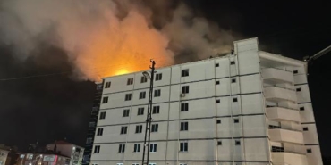 Sivasta SGK İl Müdürlüğü binasının çatısında yangın Ek fotoğraflar