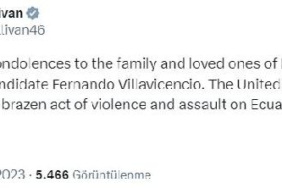 Sullivan ABD Ekvador demokrasisine yönelik bu saldırıyı kınamaktadır