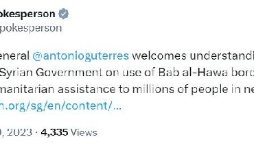 Suriye ile Türkiye arasındaki sınır kapısı 6 ay daha insani yardımlara açık