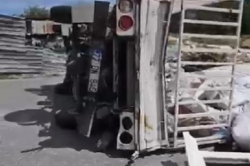 Tatbikata giden arama kurtarma ekibi kazaya denk geldi