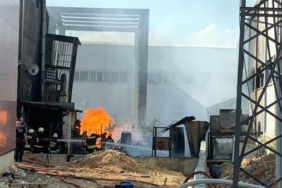 Tekirdağda fabrika yangını 2